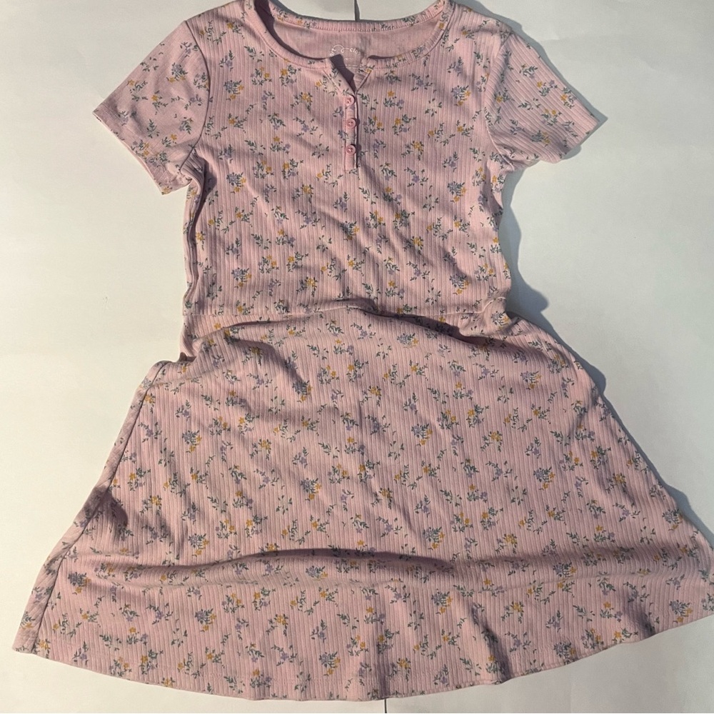 Pink Floral Dress